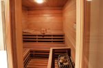 Lastly downstairs bathroom has it`s very own private cedar sauna 